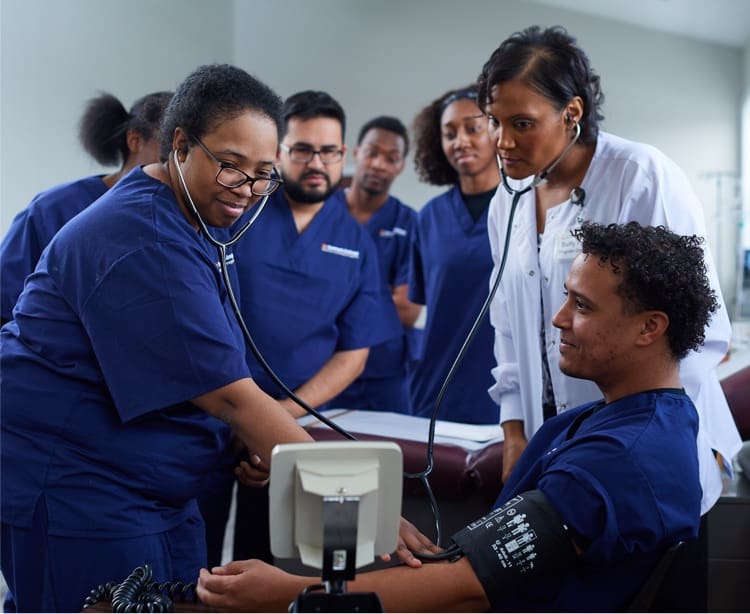 Medical Assistance students in action